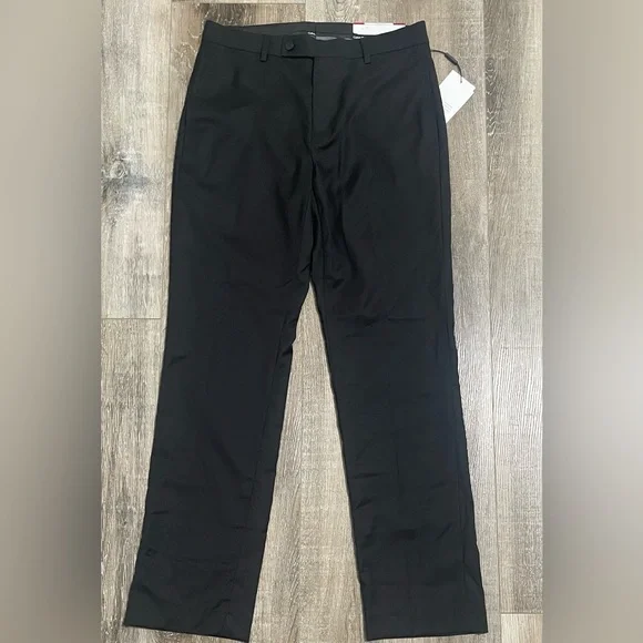 calvin klein slim fit dress pants men Calvin Klein Sportswear Men's 4-Pocket Sateen X-Fit Pant - Convoy - Me